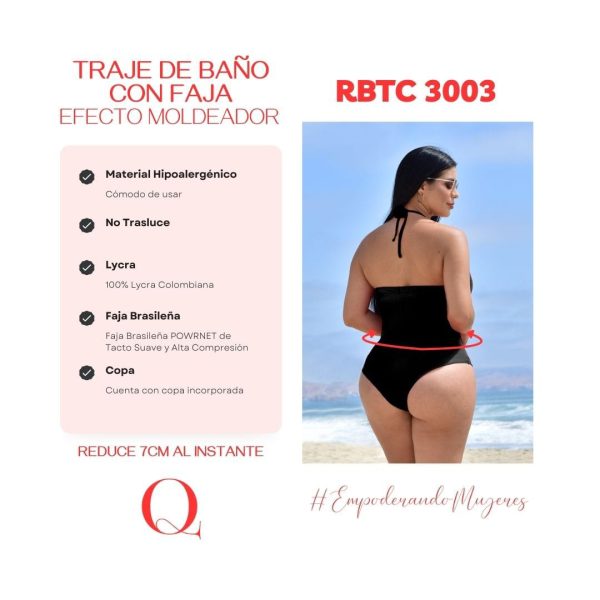 TRAJE DE BAÑO CON FAJA
