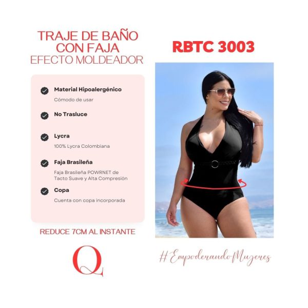 TRAJE DE BAÑO CON FAJA