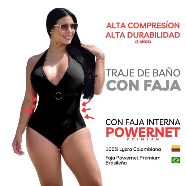 TRAJE DE BAÑO CON FAJA